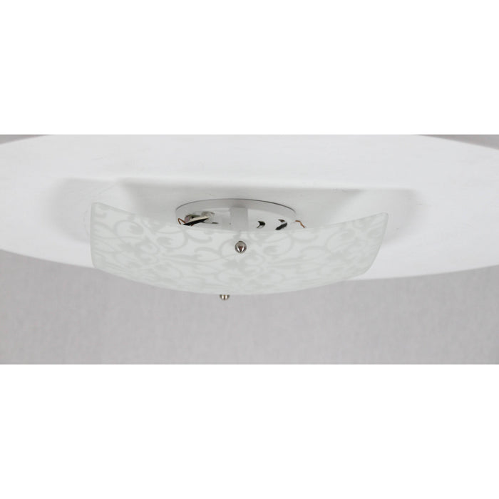 LAMP. TECHO NIQUEL SATINADO 3L E27 60W