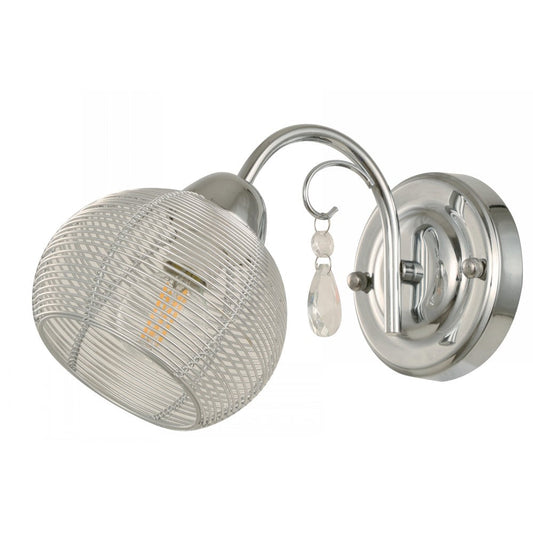 LAMP. PARED CROMO 1L E14 40W
