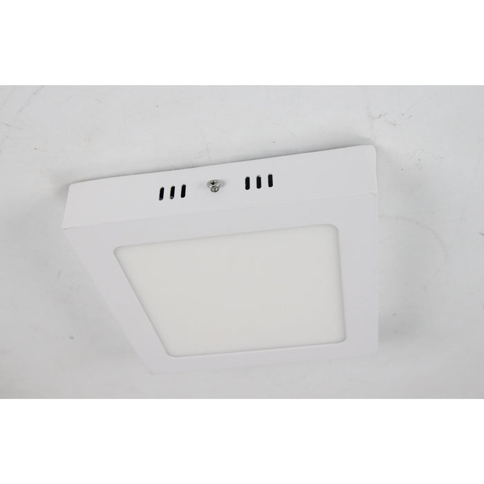 LAMP LED TECHO CUADRADA BLANCA 12W 4000K