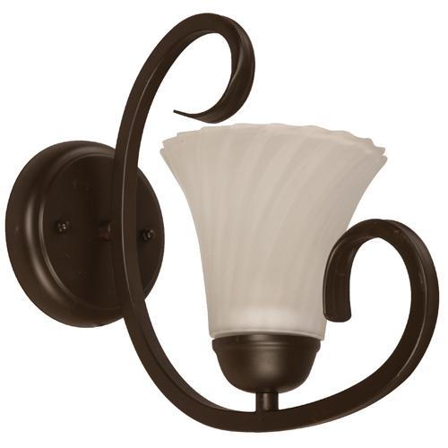 LAMP. PARED CHOCOLATE 1L E27 60W