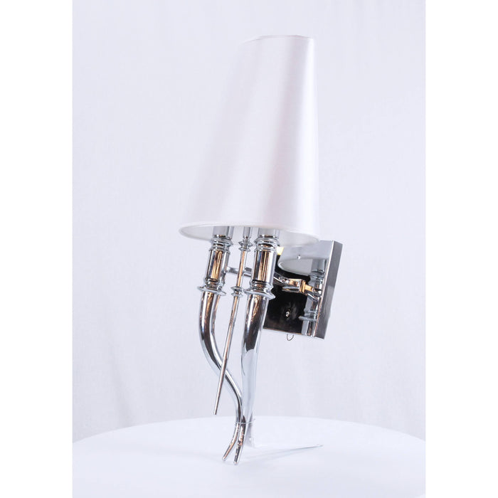 LAMP. PARED CROMO 2L E14 11W