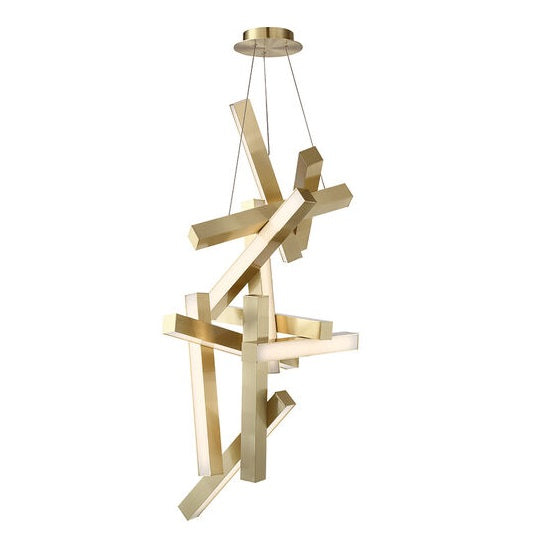 LÁMPARA LED COLGANTE CHAOS 49IN VERTICAL LINEAR PENDANT 3000K