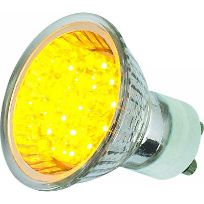 BOMBILLO LED GU10 127V AMARILLO BRILLANTE