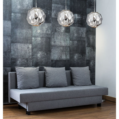 LAMP. COLGANTE STUDIO CROMO 1L E26 100W