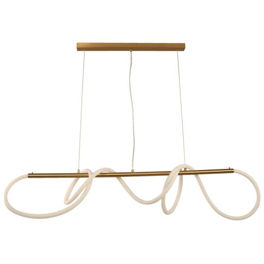 LAMP. LED COLGANTE BRONCE SATINADO 1L 37W 120V 2700K (ATENUABLE)