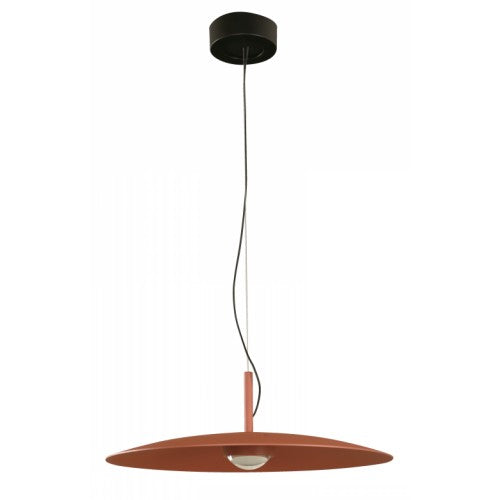 LAMP. LED COLGANTE NEGRO Y TERRACOTA 8W 100-240V 3000K