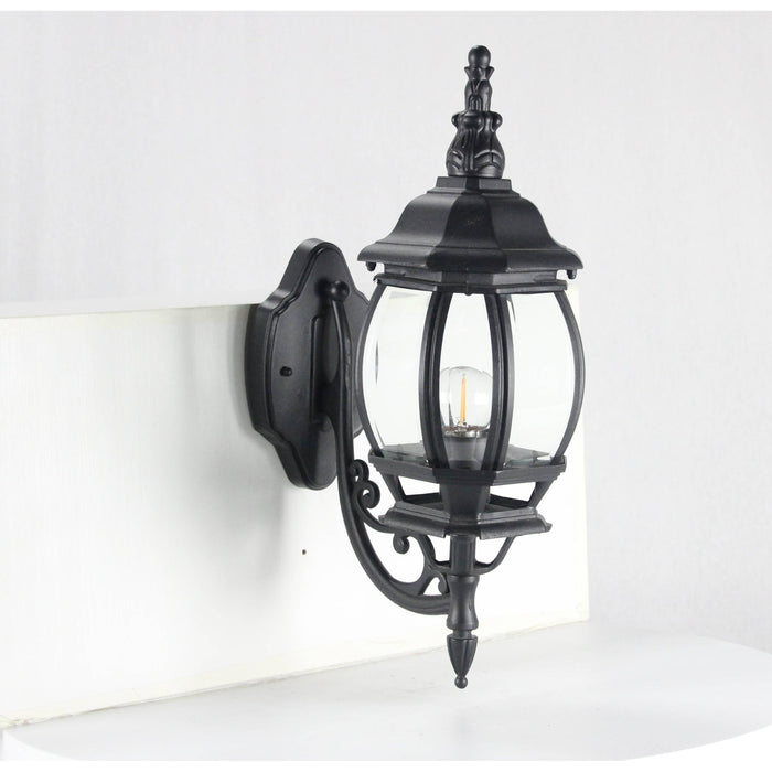 LAMP. EXT. PARED NEGRO 1L E27 100W