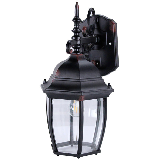 LAMP. EXT. PARED NEGRO 1L E27 100W