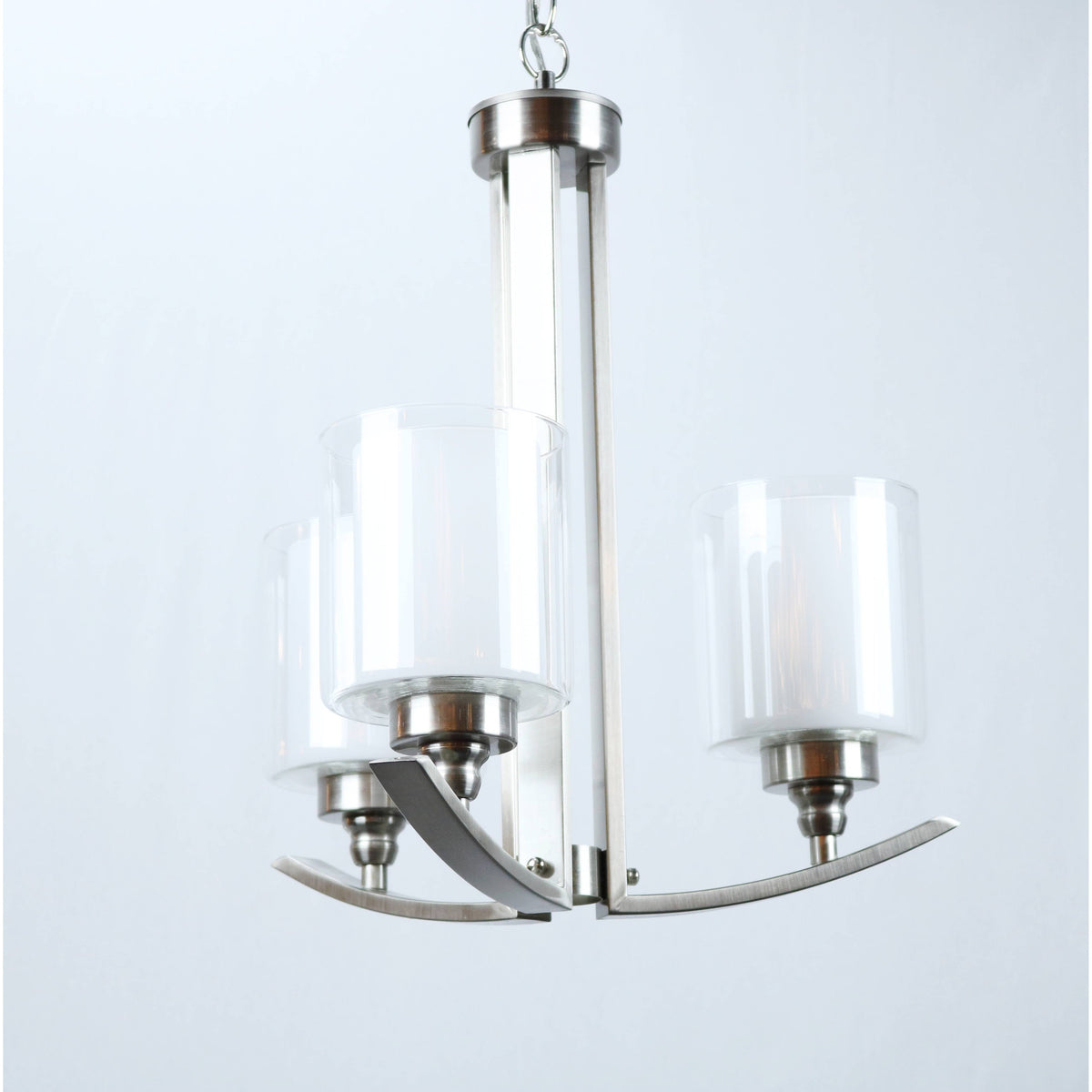 Lámpara Colgante Níquel Satinado 3L E27 40W