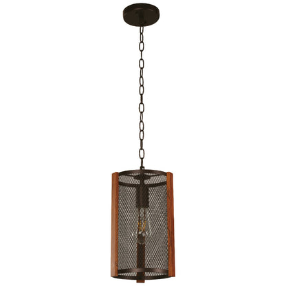 Lámpara Colgante Bronce 1L E26 60W