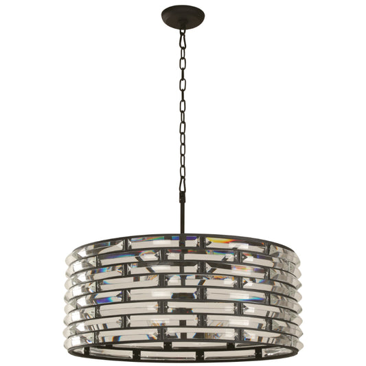 Lámpara Colgante Negro 6L E14 40W