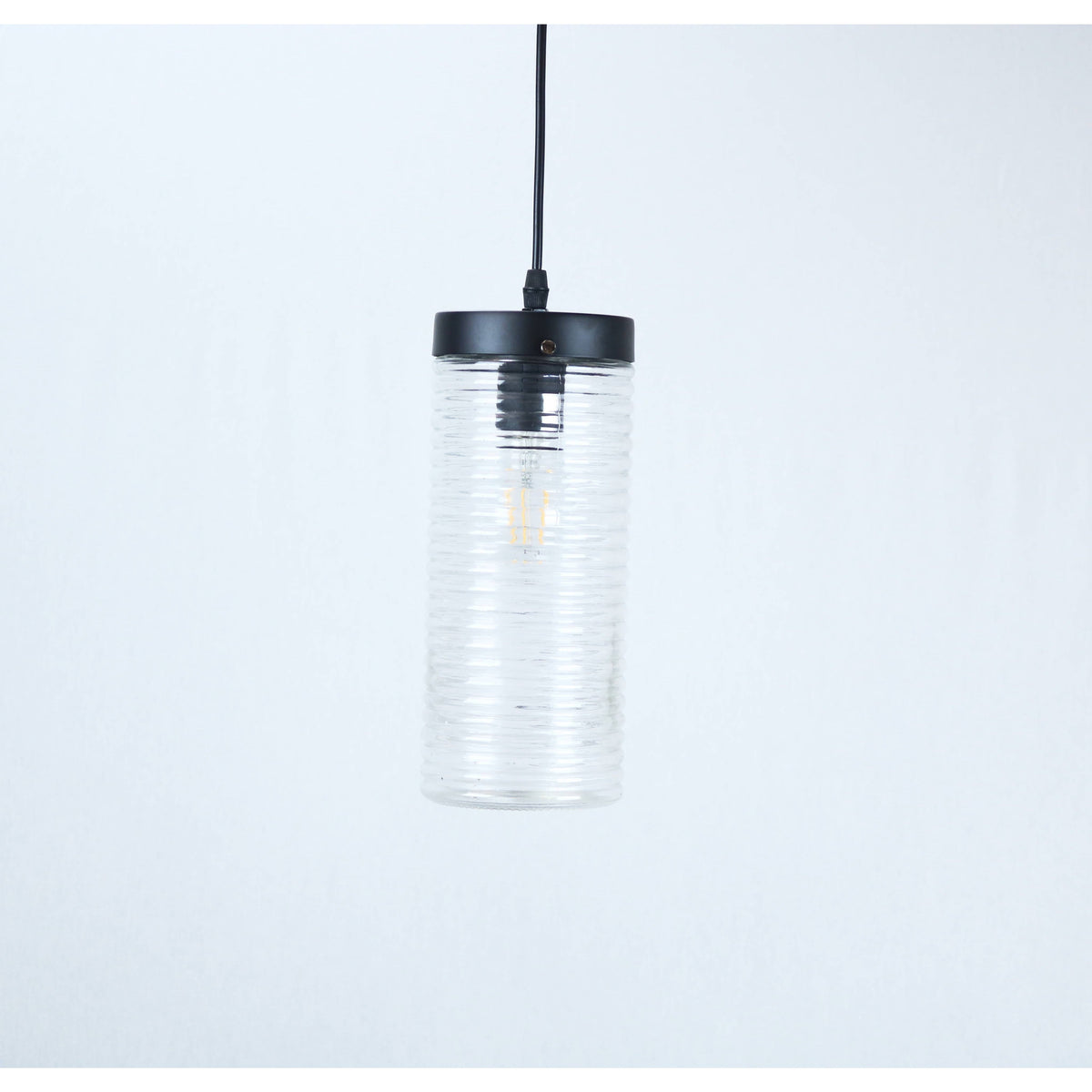 LAMP. COLGANTE NEGRO 1L E27 60W