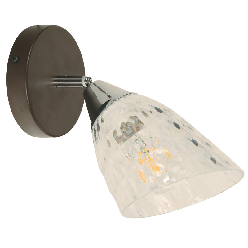 LAMP. PARED BRONCE 1L E27 10W