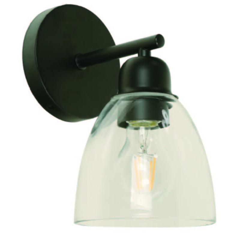 LAMP. DE PARED NEGRO 1L E27 40W