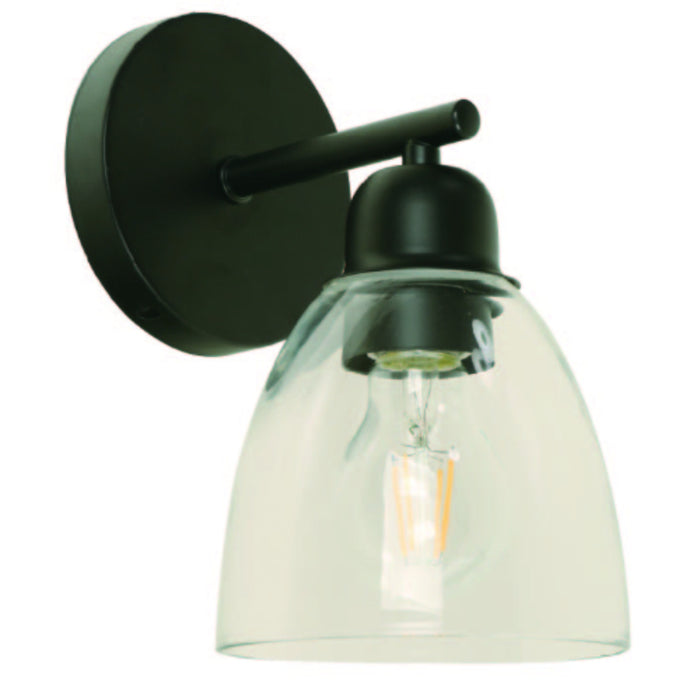LAMP. DE PARED NEGRO 1L E27 40W