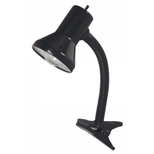 LAMP. ESCRITORIO DE HORQUILLA NEGRO 1L E27 40W