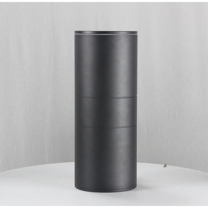LAMP. EXT. PARED NEGRO 2L E27 100W