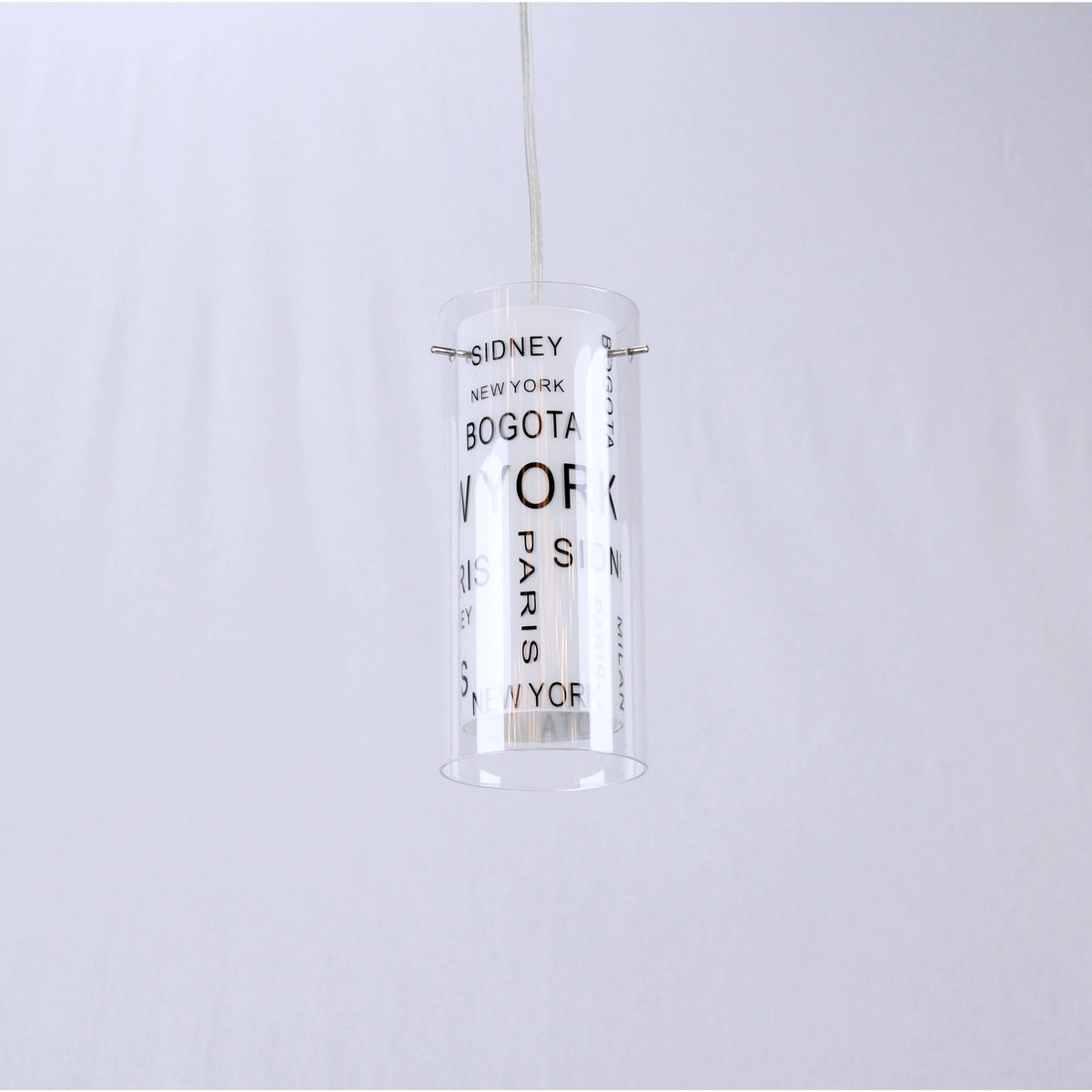 LAMP. COLGANTE NÍQUEL SATINADO 1L E27 60W