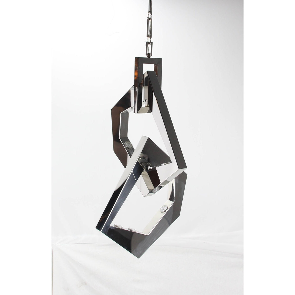 LAMP. TECHO PLATEADO 8L GU10 50W (I/B)
