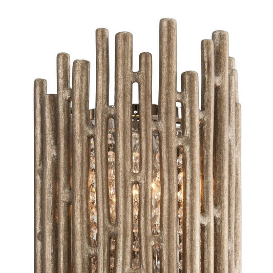 LAMP. PARED CRISTAL GEISHA BRONCE 2L E12 60W