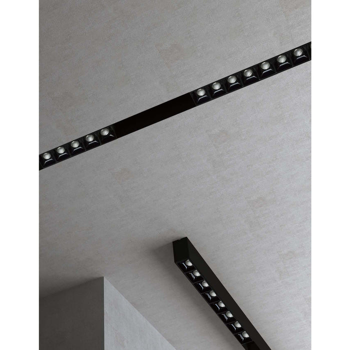 Lámpara Led Lineal Slim Negro 1L 22W 24V 3000K Beam Angle 30°