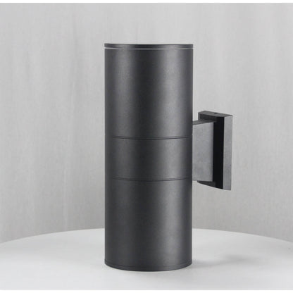 LAMP. EXT. PARED NEGRO 2L E27 100W