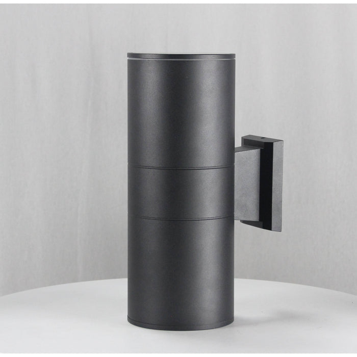 LAMP. EXT. PARED NEGRO 2L E27 100W