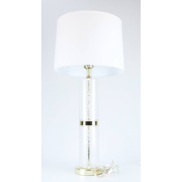 LAMP. MESA BRONCE PULIDO 1L E27 100W