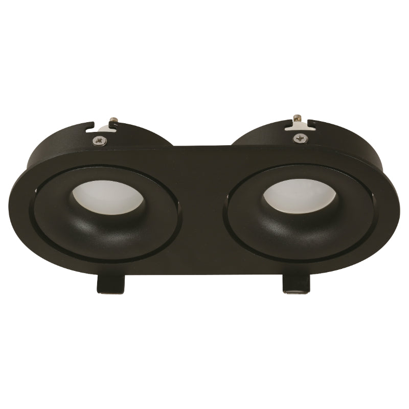 Lámpara Techo Negro 2L Gu10 50W