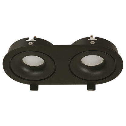 Lámpara Techo Negro 2L Gu10 50W