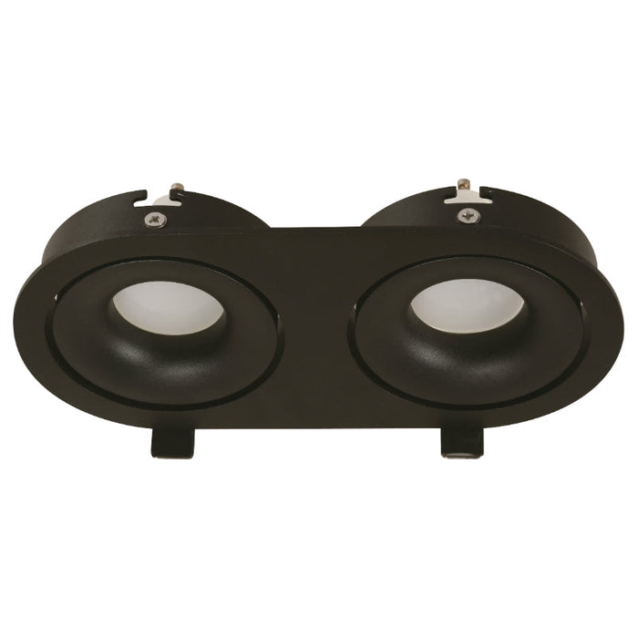 Lámpara Techo Negro 2L Gu10 50W