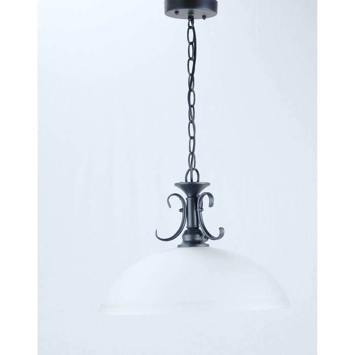 LAMP. COLGANTE NEGRO 1L E27 60W