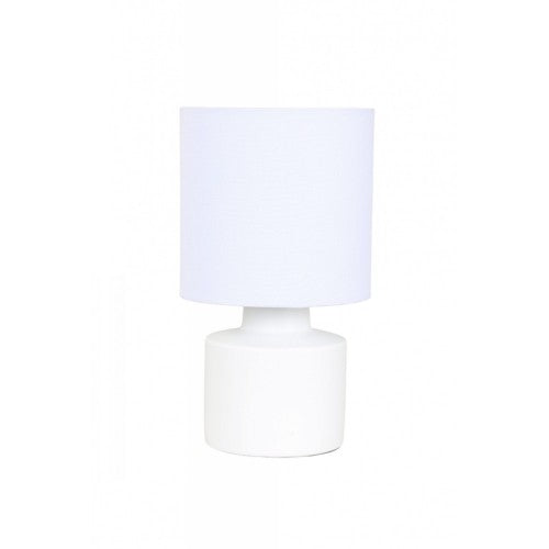 LAMP. MESA BLANCO 1L E14 40W 2 PIEZAS