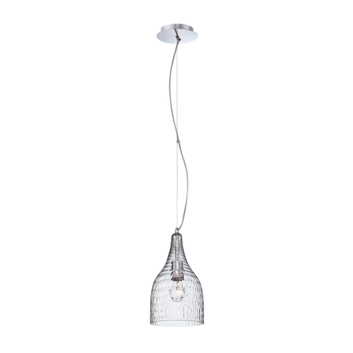 LAMP. COLGANTE PEQUEÑO ALTIMA TRANSPARENTE 1L E26 60W DIM