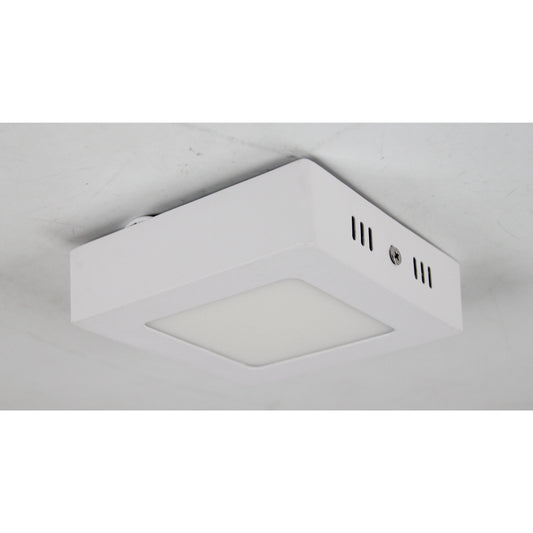 LAMP LED TECHO CUADRADA BLANCA 6W 4000K