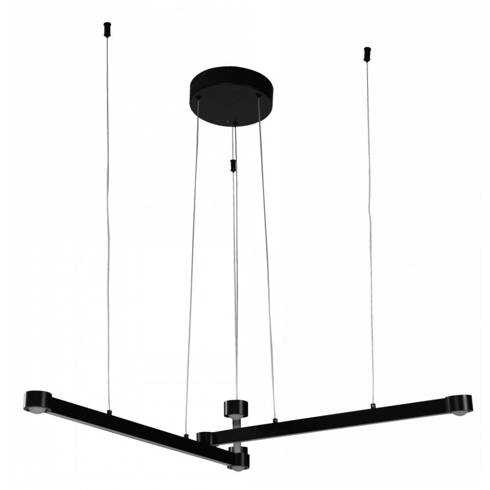 LAMP. LED COLGANTE NEGRO 36W 120-277V 3000K DIMEABLE