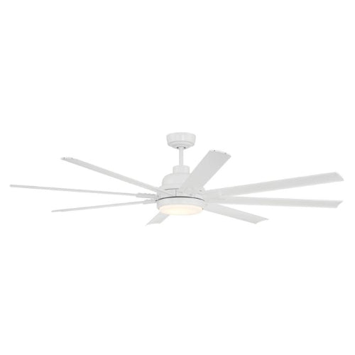 VENTILADOR LED DE TECHO BLANCO WIFI DC 65" 20W 120V 3000K