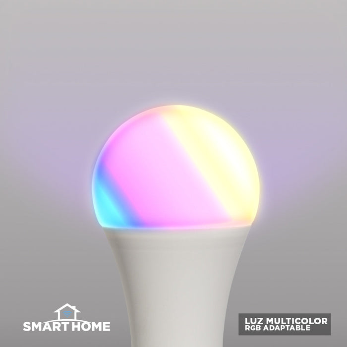 BOMBILLO LED INTELIGENTE A60 E27 10W 120V RGB