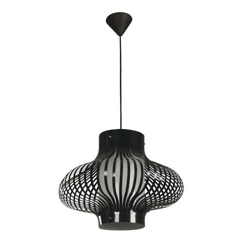 LAMP. COLGANTE NEGRO 1L E27 40W