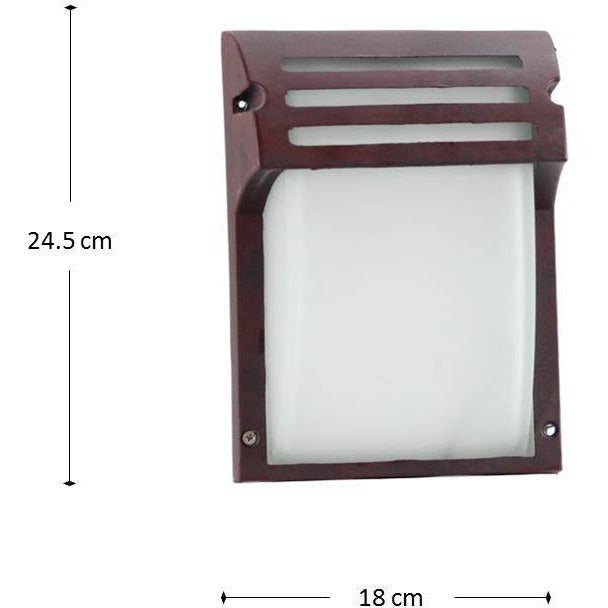 LAMP. EXT. PARED ROJO ARENOSO 1L E27 60W