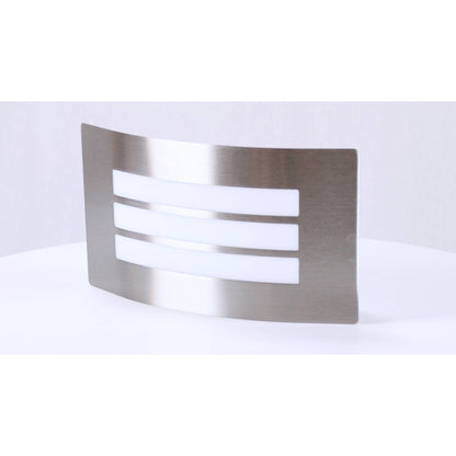 LAMP. EXT. PARED PLATEADO 1L E27 40W