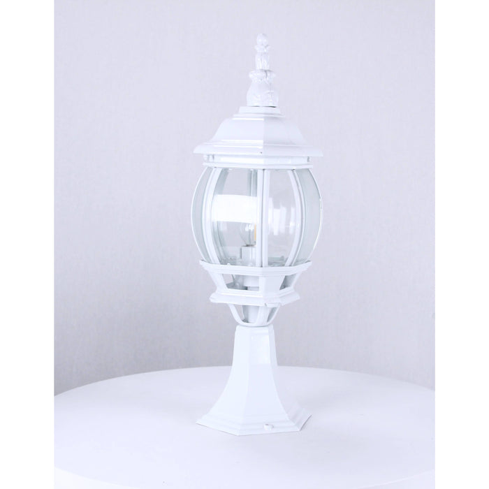 LAMP. EXT. POSTE BLANCO 1L E27 100W