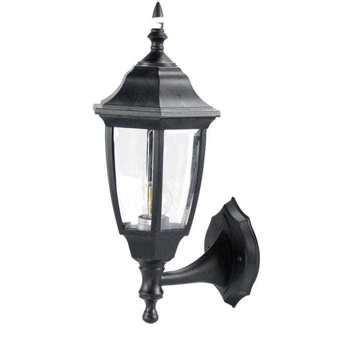LAMP. EXT. PARED NEGRO 1L E27 40W (2 PIEZAS)