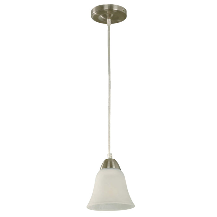LAMP. TECHO NÍQUEL SATINADO 1L E27 40W