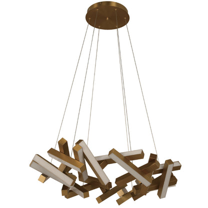 LAMP. LED COLGANTE BRONCE 1L 58W 100-240V 2700K