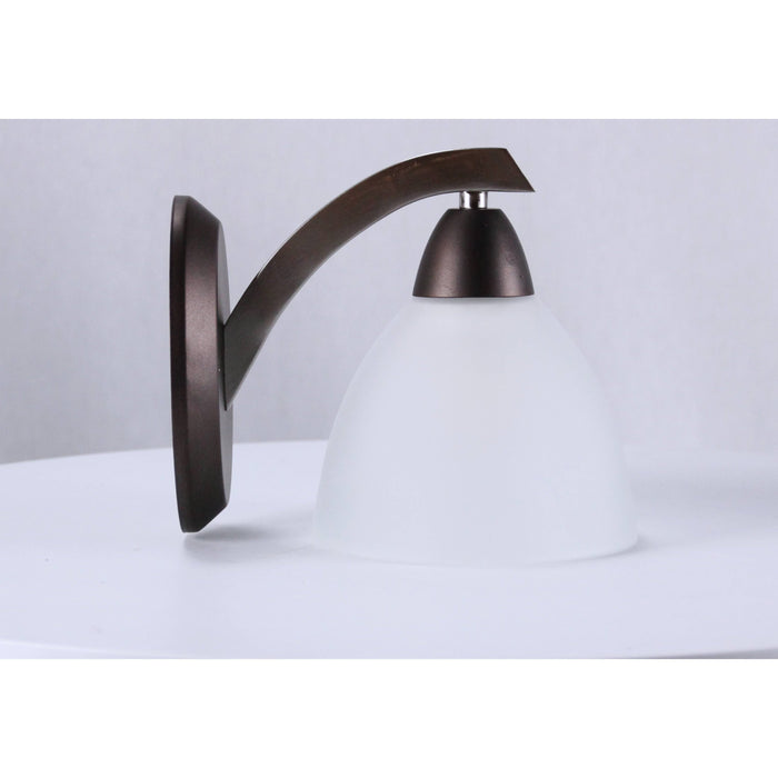 LAMP. PARED NÍQUEL SATINADO 1L E27 60W