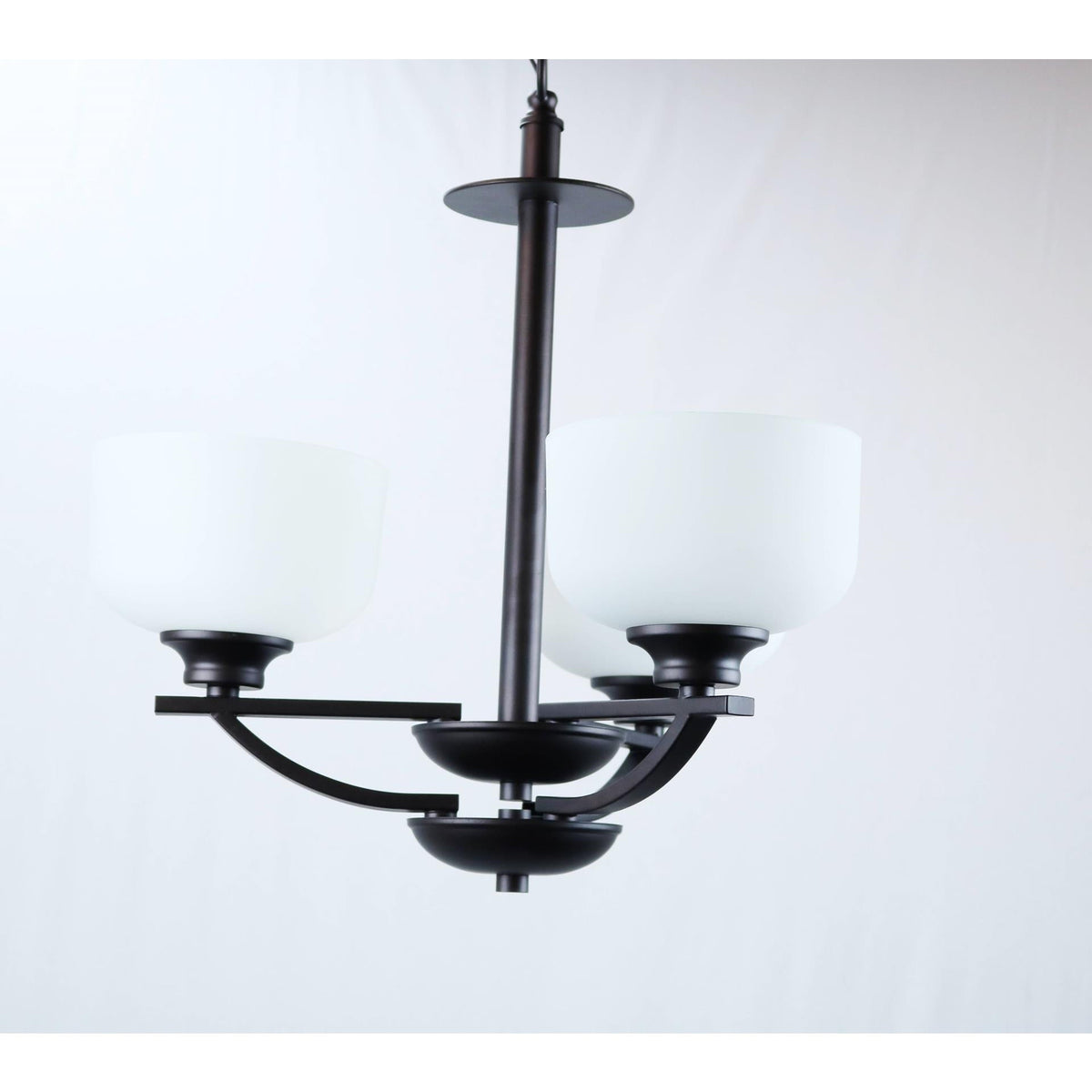 LAMP. COLGANTE BRONCE ANTIGUO 3L E27 60W