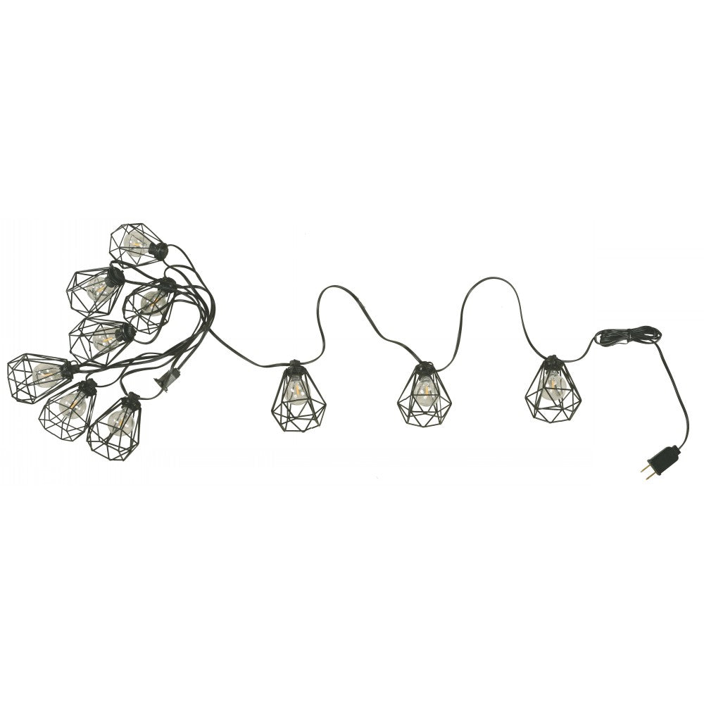 EXTENSION DE LUCES EXT. NEGRO 10L 120V 6W