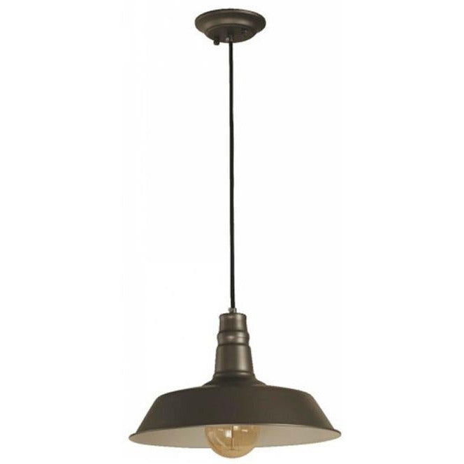 LAMP. COLGANTE GRIS 1L E27 60W