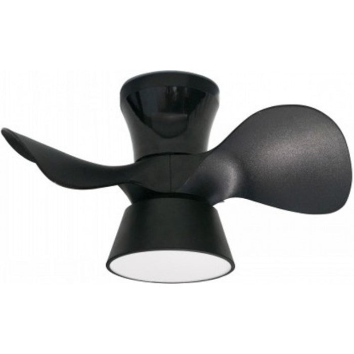 VENTILADOR LED DE TECHO NEGRO 22" DC 22W 100-240V 3000K/4000K/6500K CONTROL REMOTO